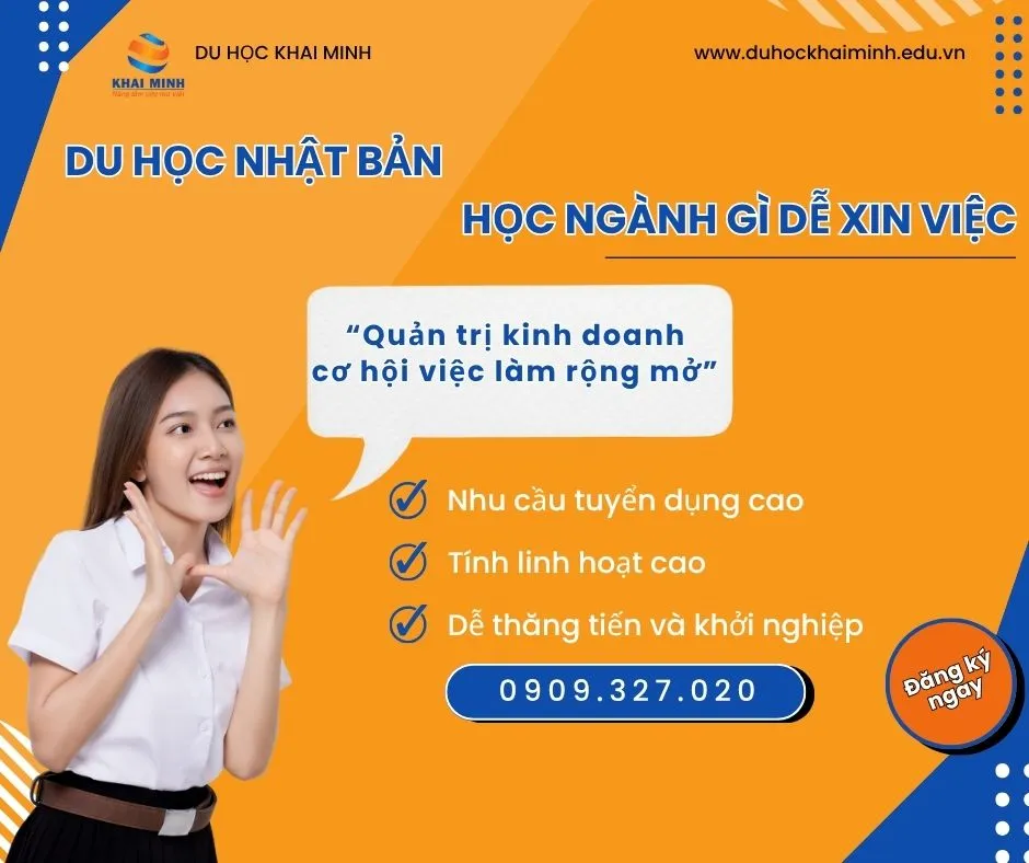 Học ngành gì dễ xin việc tại Nhật? Ngành quản trị kinh doanh đầy tiềm năng