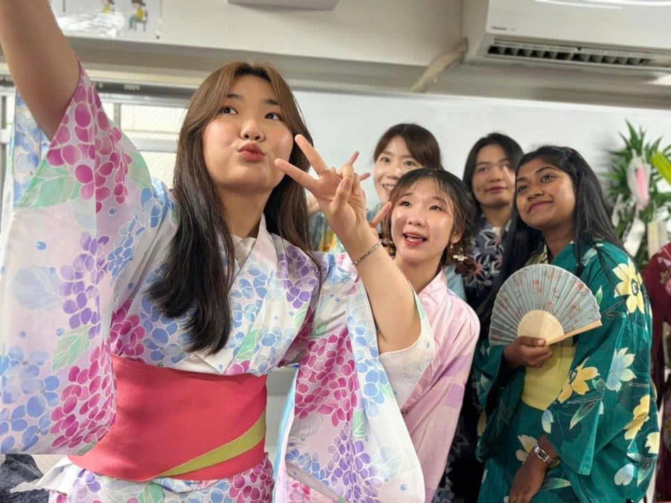 Nhóm du học sinh  kỳ tháng 04/2024 - Trường Nissei Nagoya